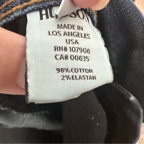 Hudson Jeans Men's Indigo Straight-Leg Denim Size 33 x 32 - Picture 7 of 8